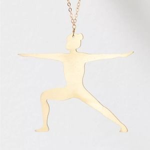 NEW Free People x Ariana OST Yoga Pose Ornament Warrior Two